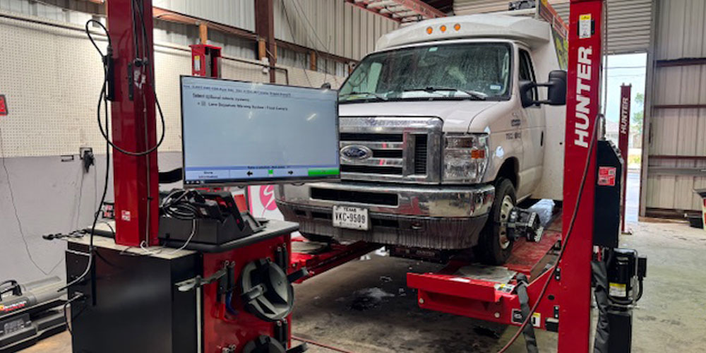 Servicing Vehicle
